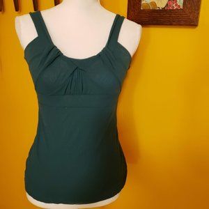 Petit Pois by Viviana G, 2-Tone Luxury Mesh Tank